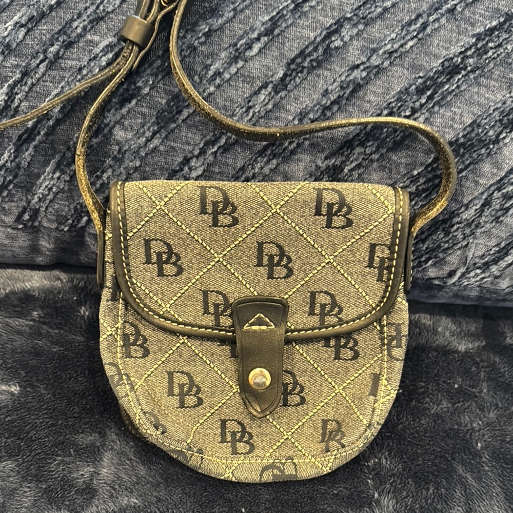Dooney & Bourke Tan Monogram Crossbody Bag